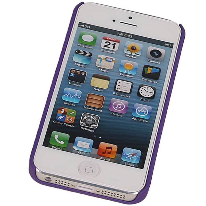 PC Palace 3D Back Cover for iPhone 5 Purple