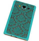 PC Paleis 3D Back Cover for Galaxy A7 Groen