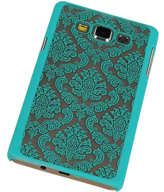 PC Paleis 3D Back Cover for Galaxy A7 Groen