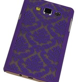 PC Palace 3D Back Cover for Galaxy A7 Purple