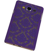 PC Paleis 3D Back Cover for Galaxy A7 Paars