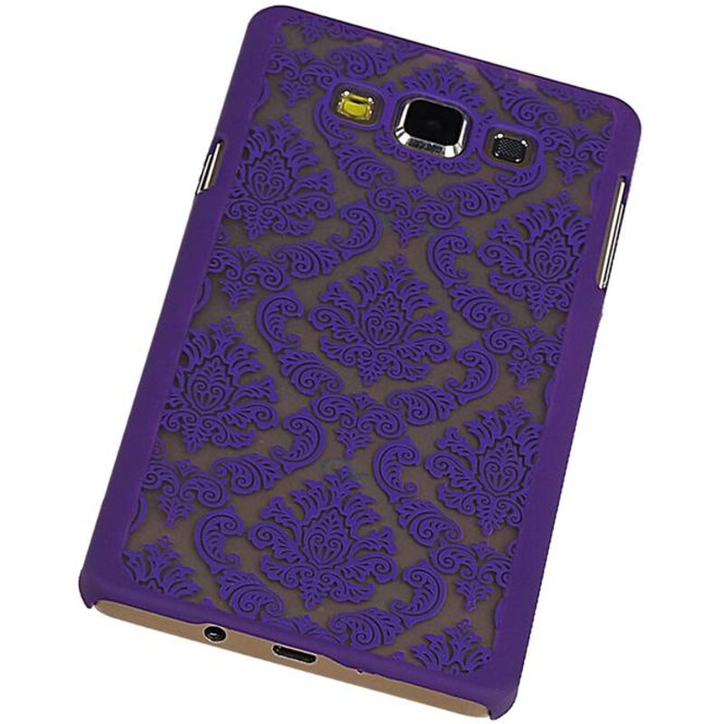 Palais 3D PC couverture pour Galaxy A7 Violet