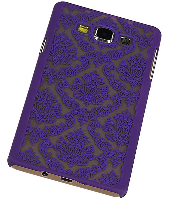 PC Palace 3D Back Cover for Galaxy A7 Purple