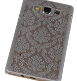 PC Palace 3D Back Cover for Galaxy A7 Silver