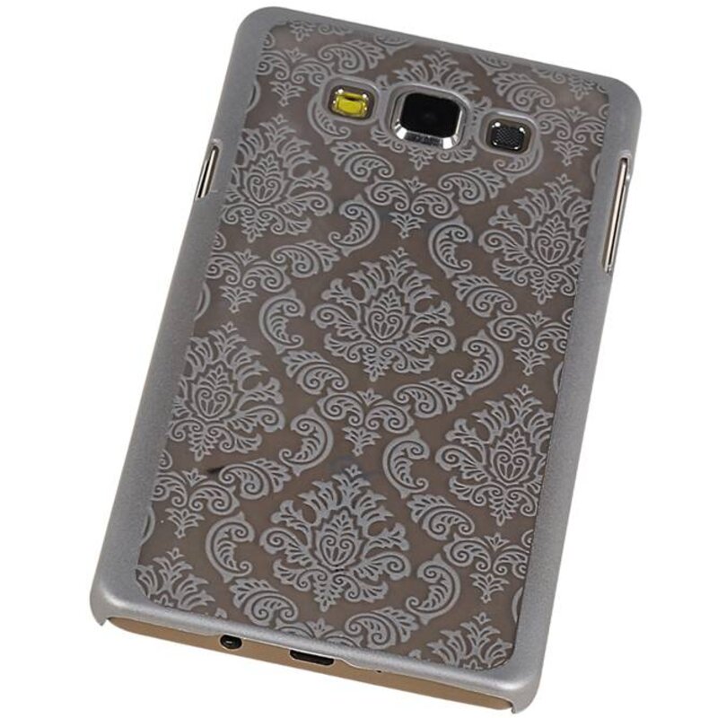 PC Palace 3D Back Cover for Galaxy A7 Silver