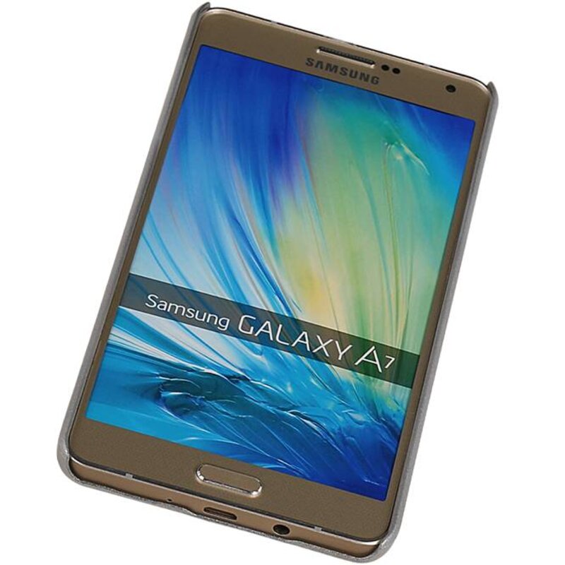 Palais 3D PC couverture pour Galaxy A7 Argent