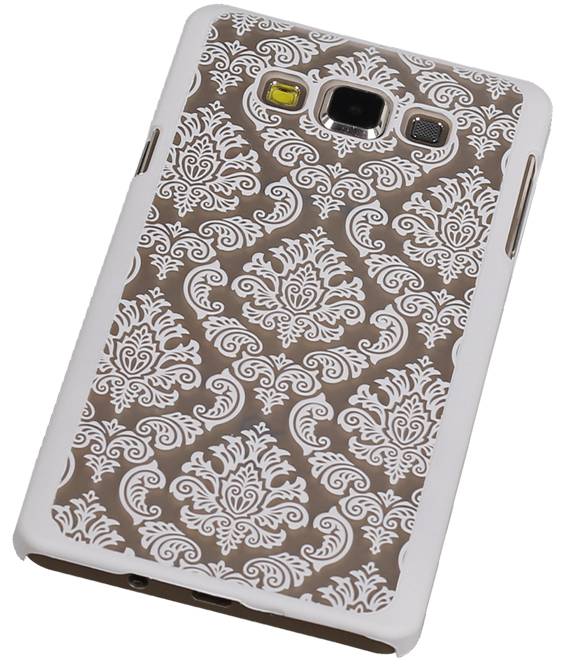 PC Palace 3D Back Cover for Galaxy A7 White