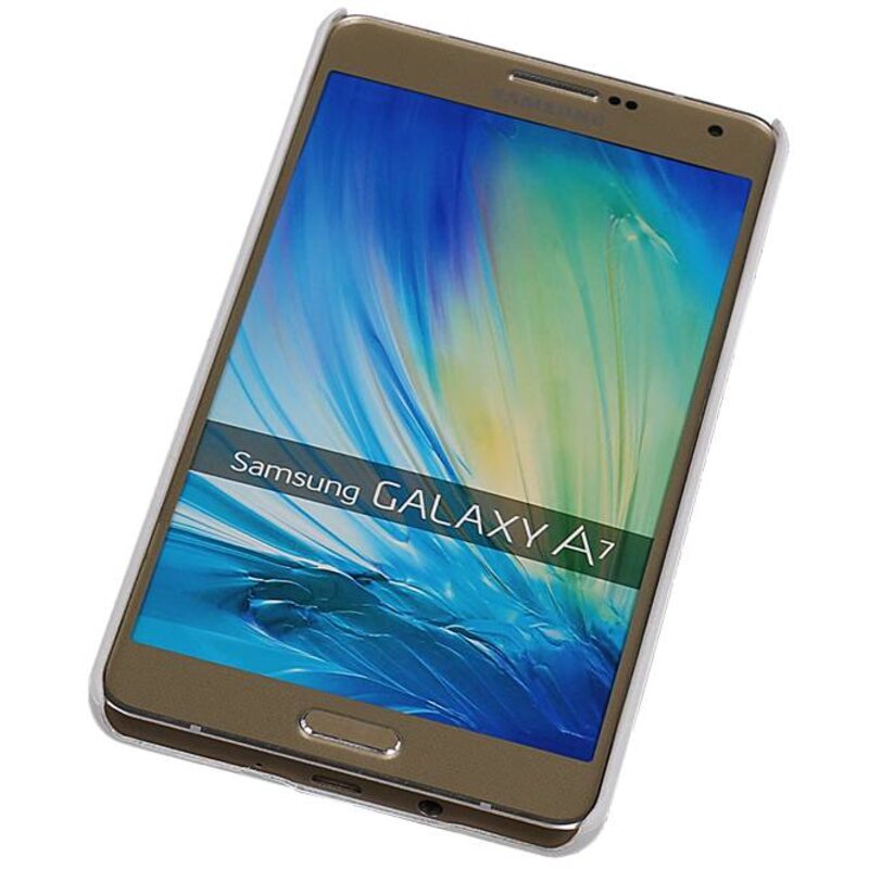 Palais 3D PC couverture pour Galaxy A7 Blanc