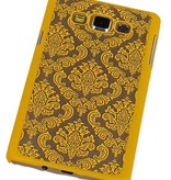 PC Palace 3D Back Cover for Galaxy A7 Yellow
