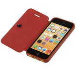 Easy Book Type Case for iPhone 5C Brown