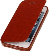 Caso Tipo EasyBook per iPhone 5 / 5S marrone