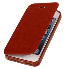 Caso Tipo EasyBook per iPhone 5 / 5S marrone