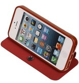 Easy Book Type Case for iPhone 5 / 5S Brown