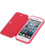 Caso Tipo EasyBook per iPhone 5 / 5S Rosa