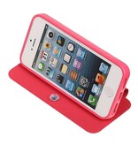 Caso Tipo EasyBook per iPhone 5 / 5S Rosa