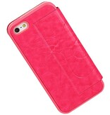 Easy Book Type Case for iPhone 5 / 5S Pink