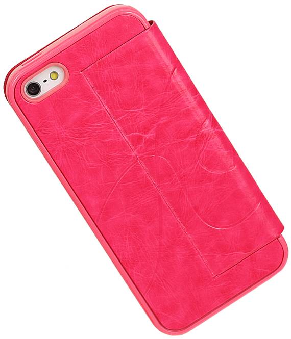 Caso Tipo EasyBook per iPhone 5 / 5S Rosa