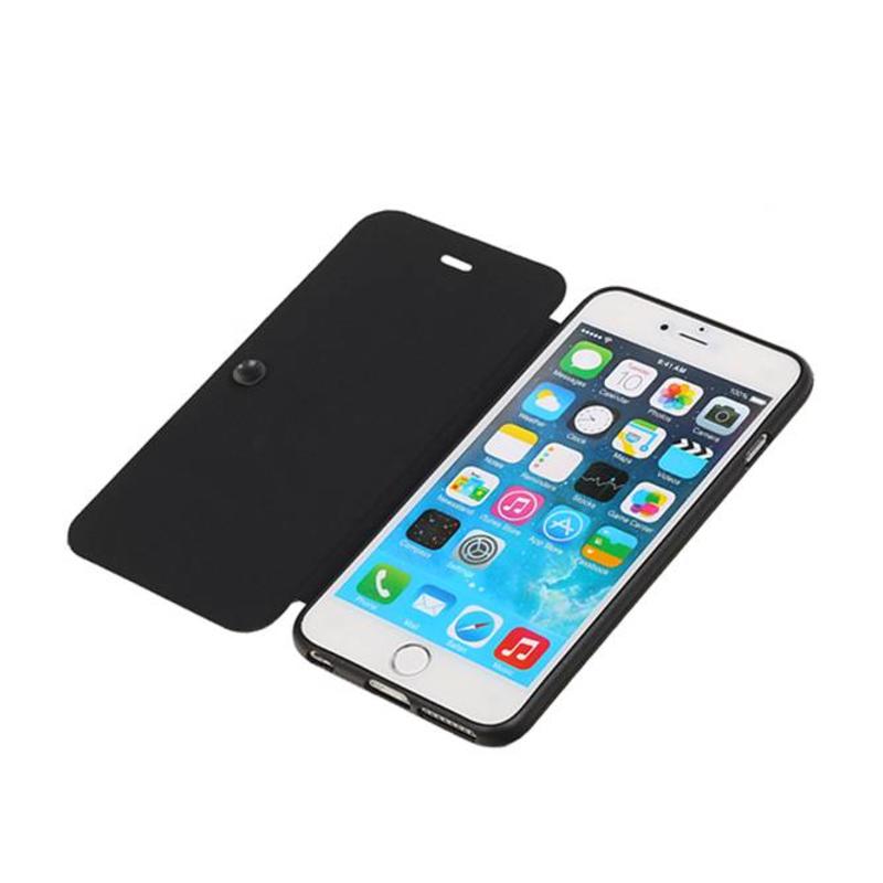 Easy Booktype hoesje voor iPhone 6 Plus Zwart