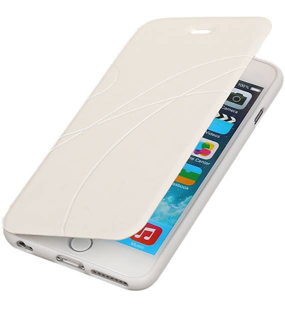 Easy Booktype hoesje voor iPhone 6 Plus Wit