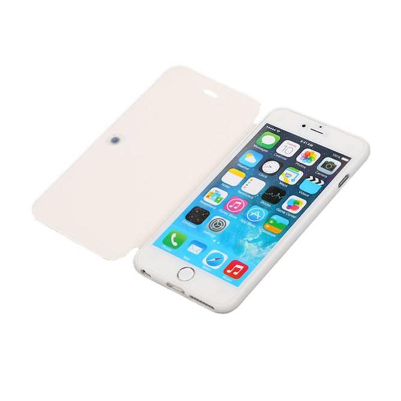 Easy Booktype hoesje voor iPhone 6 Plus Wit