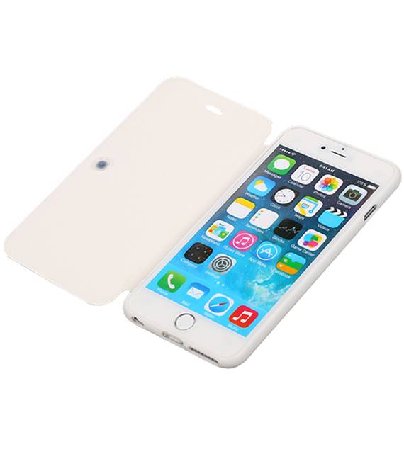 Easy Booktype hoesje voor iPhone 6 Plus Wit