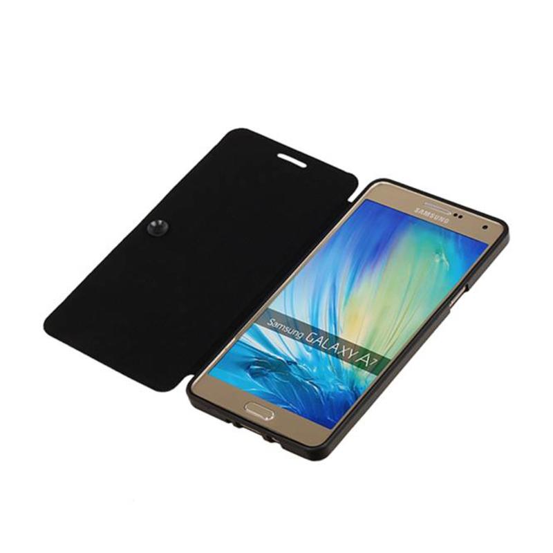 EasyBook type de cas pour Galaxy A7 Noir