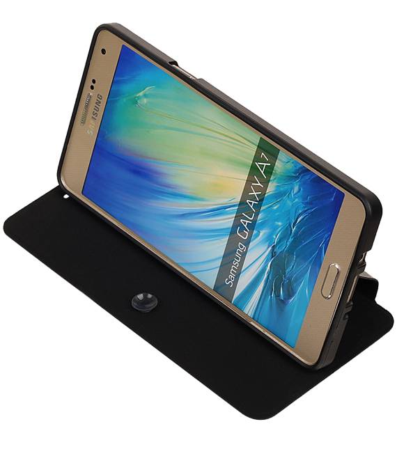 Caso Tipo EasyBook per Galaxy A7 nera