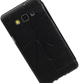 Caso Tipo EasyBook para Galaxy A7 Negro