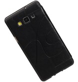 Caso Tipo EasyBook per Galaxy A7 nera
