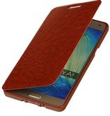 Caso Tipo EasyBook per Galaxy A7 Brown