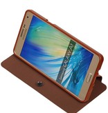 Caso Tipo EasyBook per Galaxy A7 Brown