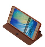 EasyBook type de cas pour Galaxy A7 Brown