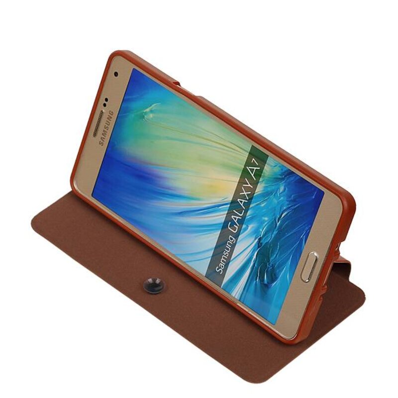 Easybook Typ Tasche für Galaxy A7 Brown