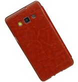 Easybook Typ Tasche für Galaxy A7 Brown