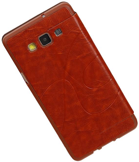 Caso Tipo EasyBook para Galaxy A7 Brown