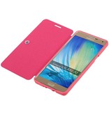 Caso Tipo EasyBook per Galaxy A7 Rosa