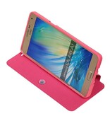 Caso Tipo EasyBook per Galaxy A7 Rosa