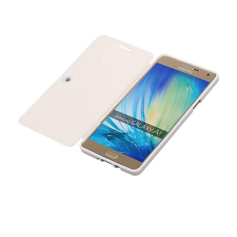 EasyBook type de cas pour Galaxy A7 Blanc