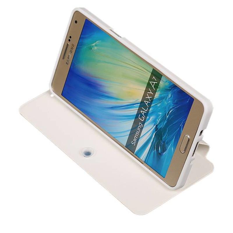 Caso Tipo EasyBook per Galaxy A7 Bianco