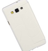 Caso Tipo EasyBook per Galaxy A7 Bianco