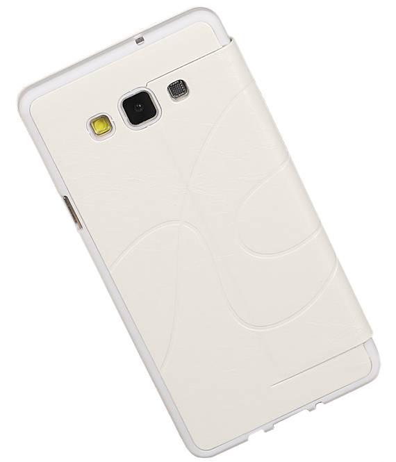 Caso Tipo EasyBook para Galaxy A7 Blanca