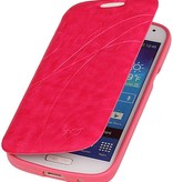 EasyBook type de cas pour Galaxy S4 mini-i9190 Rose