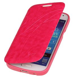 Caso Tipo EasyBook per Galaxy S4 mini i9190 Rosa