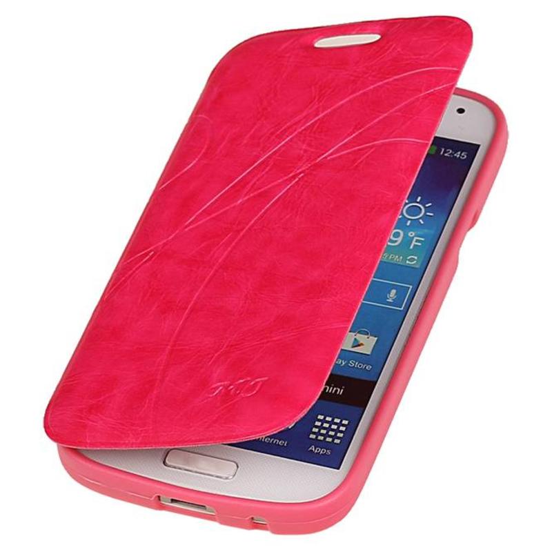 Easy Book Type Case for Galaxy S4 mini i9190 Pink