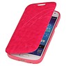 Caso Tipo EasyBook para i9190 Galaxy S4 mini-rosa