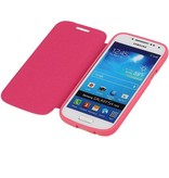 Caso Tipo EasyBook para i9190 Galaxy S4 mini-rosa