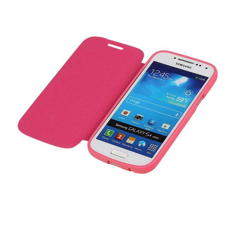 Easy Book Type Case for Galaxy S4 mini i9190 Pink