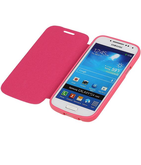 Caso Tipo EasyBook para i9190 Galaxy S4 mini-rosa
