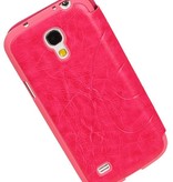 EasyBook type de cas pour Galaxy S4 mini-i9190 Rose