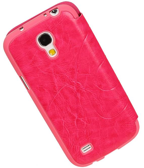 Easy Book Type Case for Galaxy S4 mini i9190 Pink